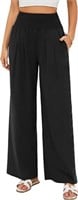 Famulily Womens MD Linen Pants Full Length Loose