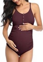 Summer Mae Women's MD Maternity Swimsuit One Piece