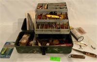 Tackle Box with lures knives and more