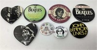 Beatles Pin Backs & Pictures