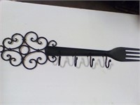 Fork wall art metal