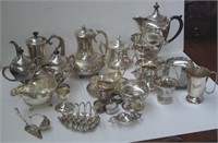 Quantity of various silver plated items