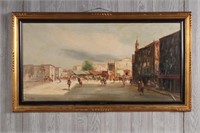 After Dones- Arabesque Market Scene Painting