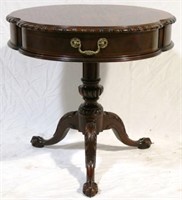 Henkel Harris mahogany drum table