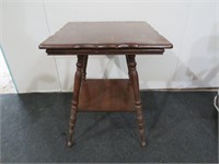 ANTIQUE PARLOUR TABLE 2'W X 30"H FROM NORAWAY
