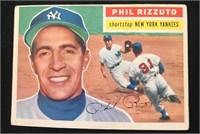 1956 Topps #113 Phil Rizzuto HOF SP Lower grade Co