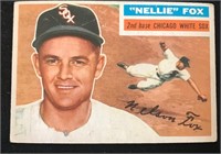 1956 Topps #118 Nellie Fox HOF SP Lower grade Cond