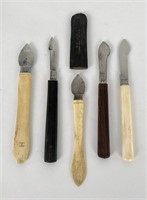 Group of Antique Doctor Scalpels