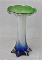 Multi Color Art Glass Vase