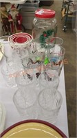 Misc. Household glasses and dish lot