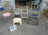 Step stools, stools, rack, heater