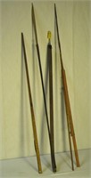 3 Ice Fishing Spears & 1 Ice Fishing Jig Rod