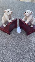 Pair of Cast Iron Bulldog Bookends