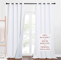 NICETOWN, 2 PANLES OF BLACKOUT CURTAIN DRAPES,