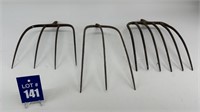 Vintage Pitch Forks Heads (3)