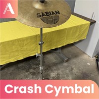 Sabian Crash Cymbal and Stand