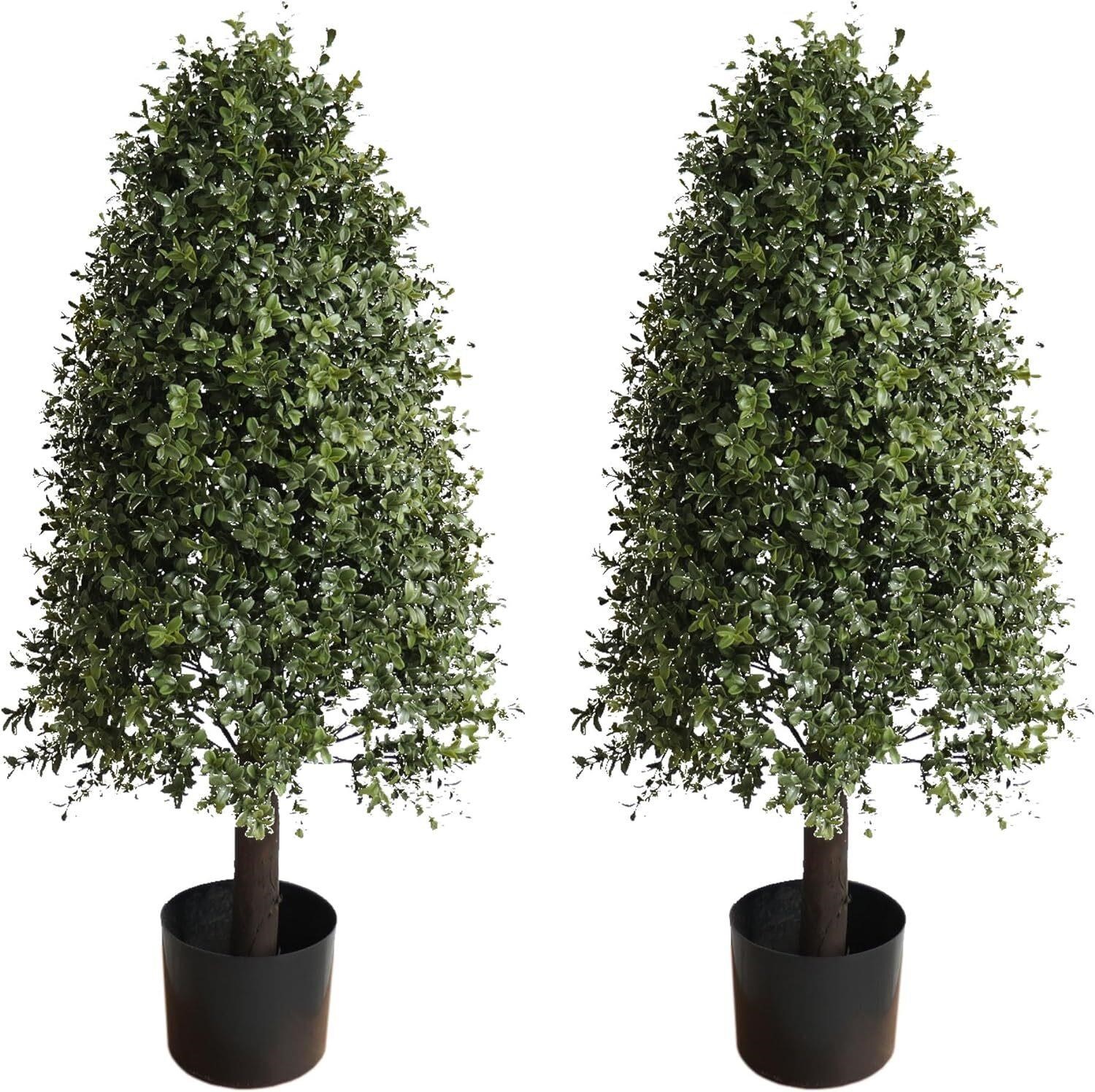 35 Artificial Outdoor Topiary Tree 2 Pack