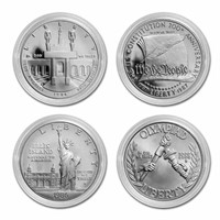 U.s. Mint $1 Silver Commemorative Bu Pf