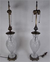 WARREN KESSLER, NEW YORK, CRYSTAL LAMPS