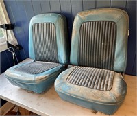 Pair of Late 1960s Ford Mustang Bucket Seats