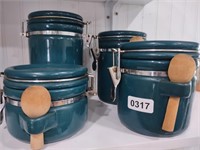 Four Piece Gibson Canister Set
