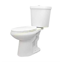 Glacier Bay 2pc Dual Flush Elongated Toilet $109 R