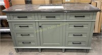 Bathroom Vanity Cabinet & Sink Top 60” x 22” *