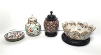 Ginger Jars, Bowls and Stand