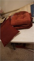 Set of Four Seat Cushions and Two Pillows