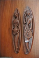 Two MCM Wall Plaques