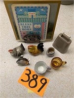 Small Cups, Temperature Gauge, Cow Bell Misc.