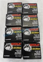 160 rounds of 7.62 x 39 mm wolf ammo