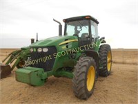 2009 JD 7630 MFWD diesel tractor,