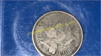 1867 3 cent nickel