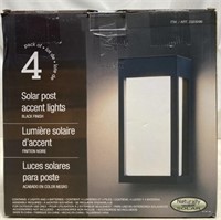 Naturally Solar Post Accent Lights *opened Box