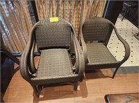 OUTDOOR WICKER CHAIRS