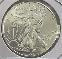 2011 American Eagle Silver GEM BU