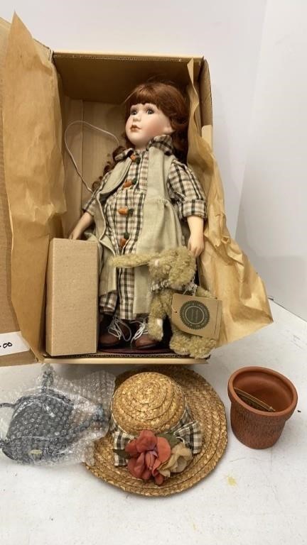 Boyd’s Bear Porcelain Doll in Box