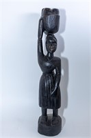 African Hand Carved Wood Sculpture, Likely Kenyan