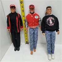3 vintage New Kids On The Block dolls