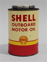 SHELL OUTBOARD MOTOR OIL CAN