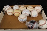 12pc Assorted Sign Baseballs