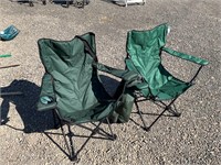 2 Folding Camp Chairs