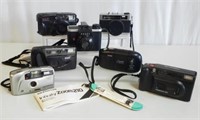 Lot Instamatic Cameras OLYMPUS NIKON