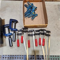 Various sized clamps & Corner Clamps