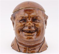 Stoneware Smiling Man Box