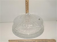 Shannon Crystal Cake Plate with Dome