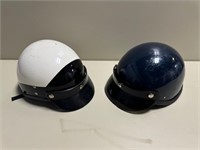 (2) Motorcycle Patrol Police Helmets