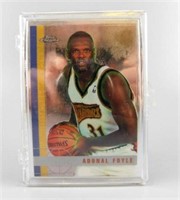 110 TOPPS Chrome Basketball Cards 1998