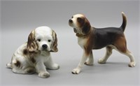 NS: BEAGLE & OTHER PORCELAIN DOG FIGURINES